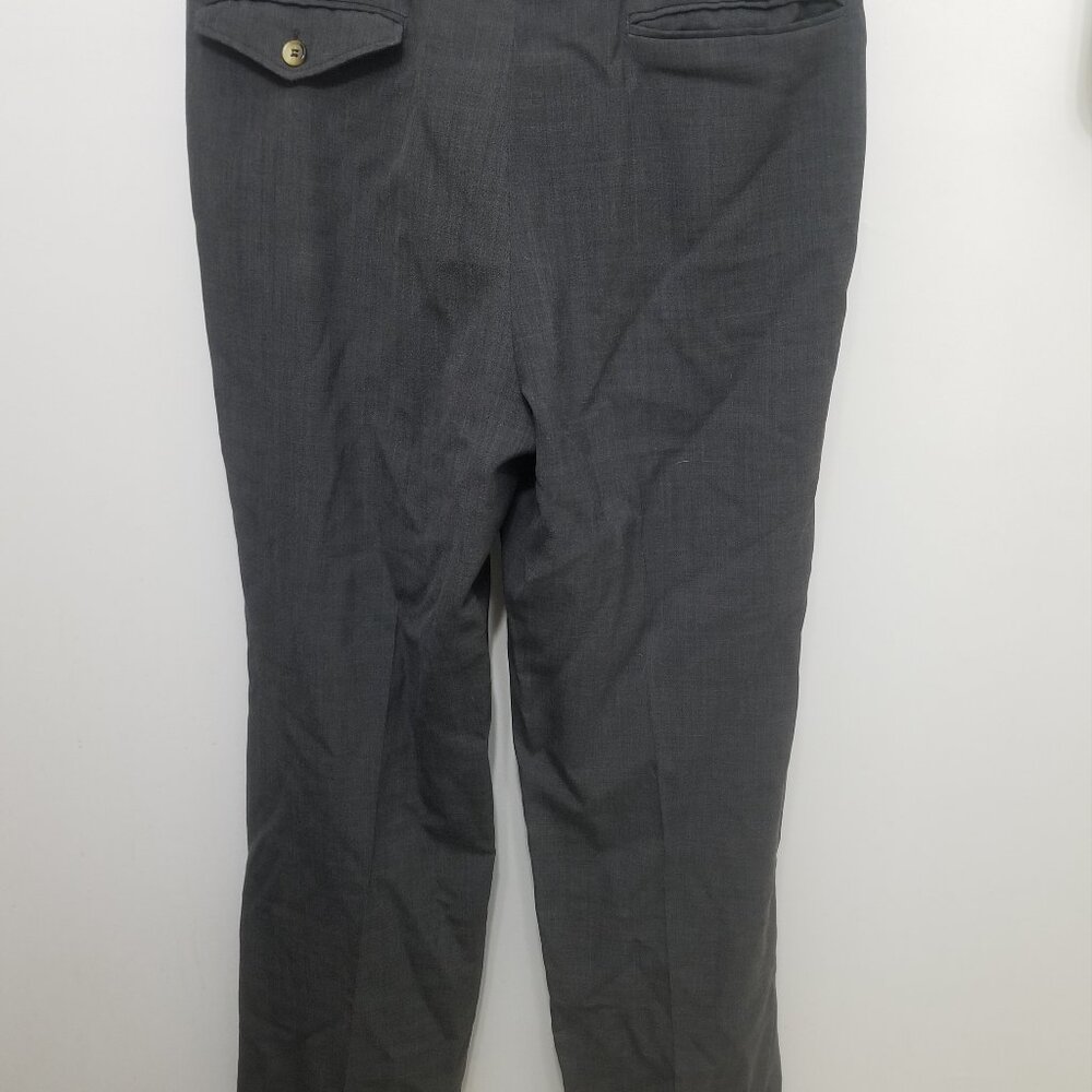 luxurious gray Racquet Club men's dress pants - Picture 8 of 9